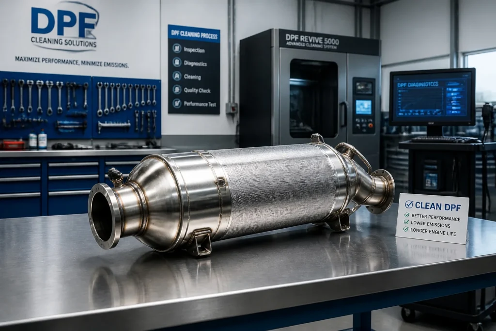 Filtre a particules diesel dpf propre et restaure