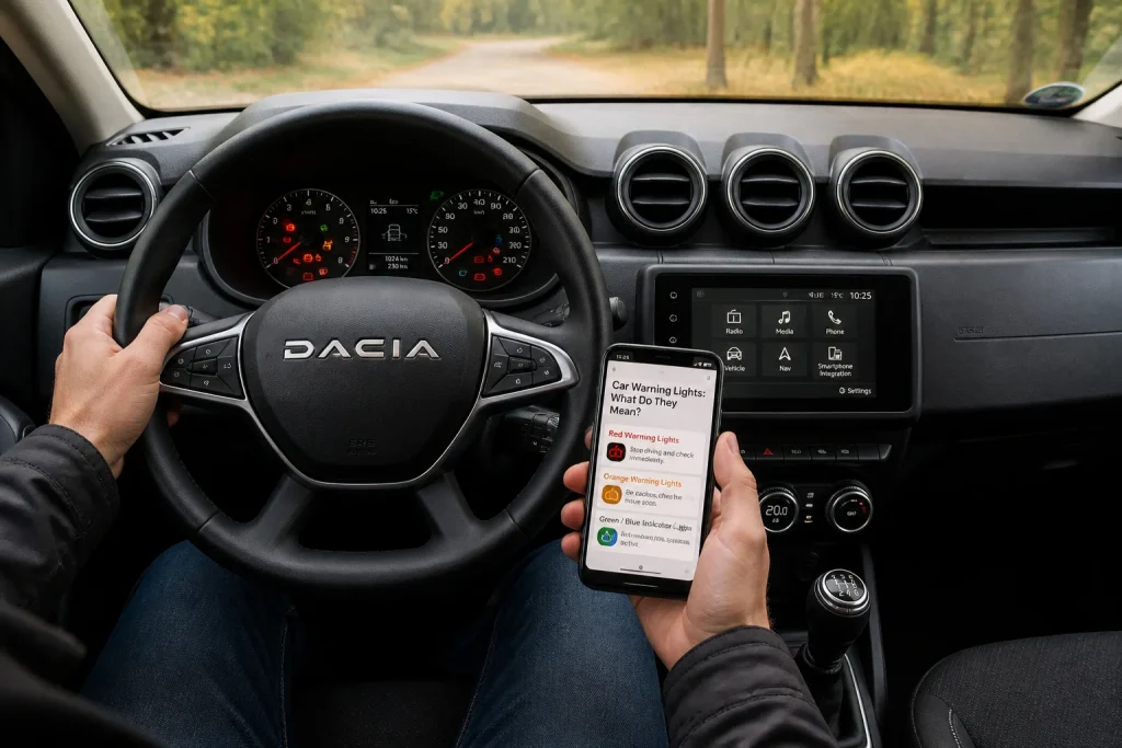 Dacia duster comprendre les voyants
