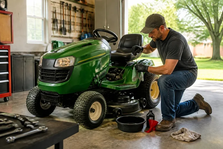 Entretenir son tracteur tondeuse : les gestes essentiels